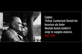 10'th November  1938 Commemoration of Atatürk - 2013