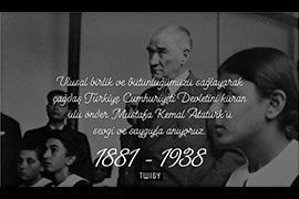 10 Kasım 1938 Atatürk'ü Anma - 2016